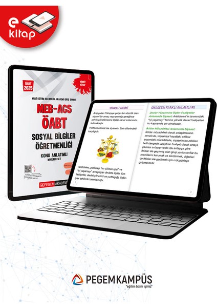 2025 MEB-AGS ÖABT Sosyal Bilgiler Öğretmenliği Konu Anlatımlı E-K