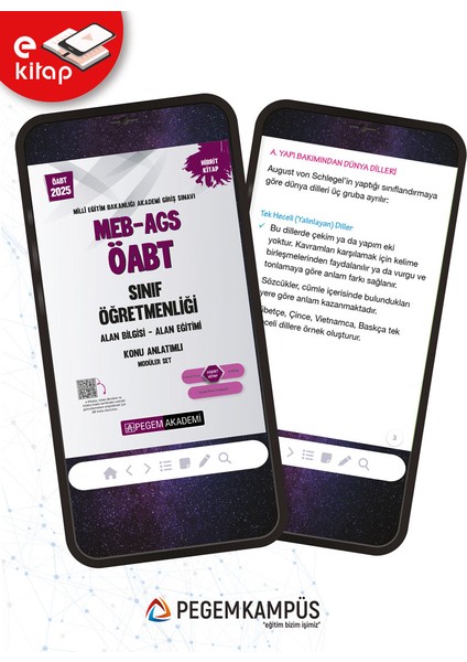 2025 MEB-AGS ÖABT Sınıf Öğretmenliği Konu Anlatımlı E-Kitap Seti