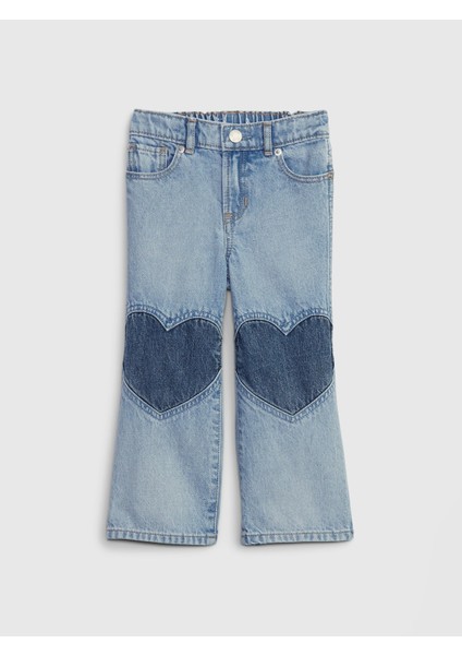 Kız Bebek Medıum Wash Pull-On Straight Leg Jean Pantolon