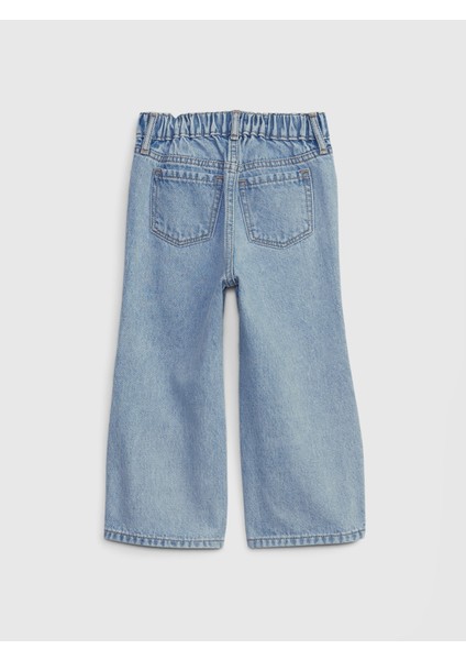 Kız Bebek Medıum Wash Pull-On Straight Leg Jean Pantolon