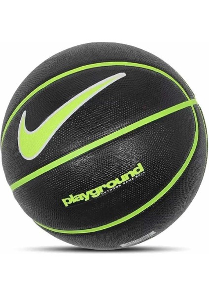 Everyday Playgraund 8p Graphic Deflated Unisex Basketbol Topu N.100.4498.044.07-SIYAH-YŞL