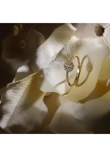 Siora Işıltılı Küre Mini | 14 Ayar Altın Yüzük fırsatları