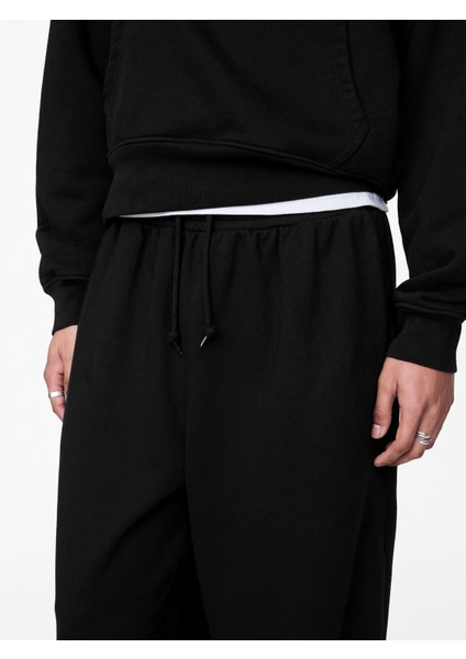 Erkek Siyah Baggy Eşofman Altı modelleri