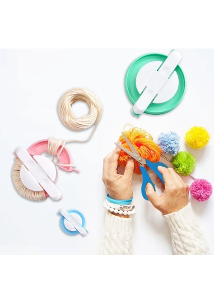 Ponpon Aparatı 4 Adet Hobi Seti modelleri