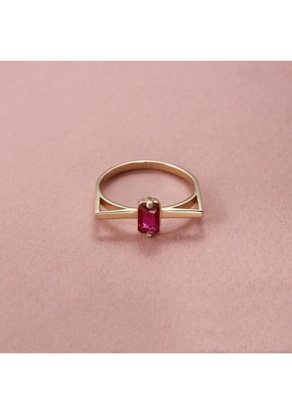 Siora Taşlı Mini | 14 Ayar Altın Yüzük