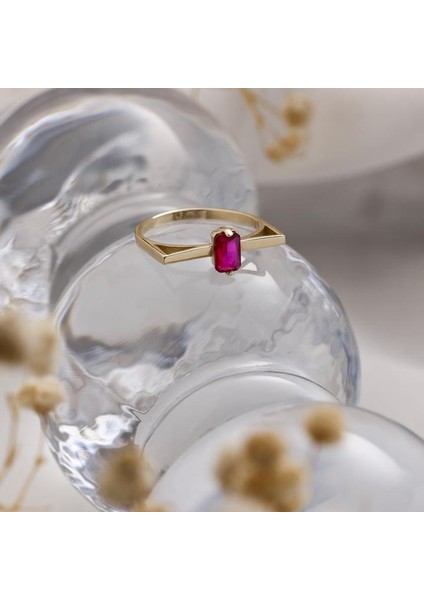 Siora Taşlı Mini | 14 Ayar Altın Yüzük modelleri