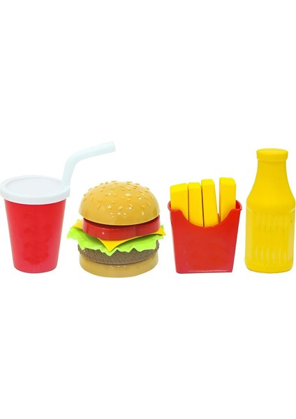Mr. Chef Hamburger Menü Oyuncak Seti Kartela