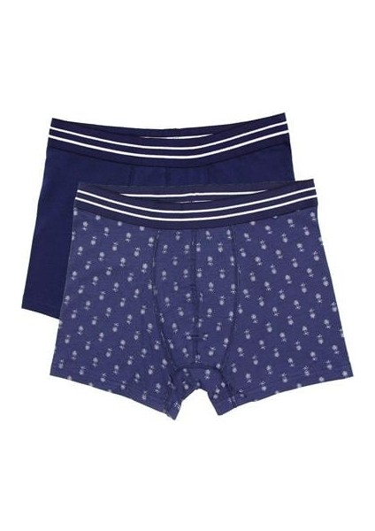 Wild Erkek Pamuklu 2'li Boxer - WD2004