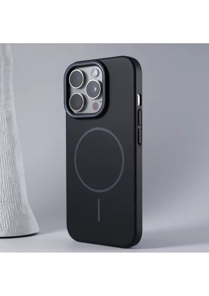Apple iPhone 15 Pro Max Magsafe Destekli Premium Sıvı Silikon Kılıf