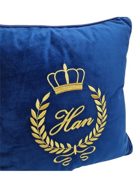 Isimli Kadife Bebek Yastığı Lacivert fiyatları