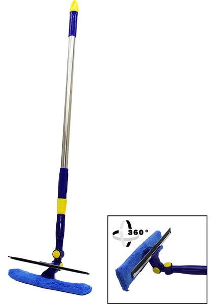 2ın1 Döner Başlı Uzayabilen Saplı 88-136cm