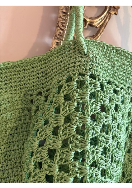Simarikcraft el örgüsü Plaj Çantası handmade oversize modelleri
