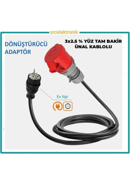 Araç Şarjı Dönüştürücülü Uzatma 3x2.5 Ttr Tam Bakır Hes Kablolu Seyyar (12 ile 40 Metre Arası) ev Tipi Araç Şarjı Dönüştürücülü Uzatma 3x2.5 Ttr Tam Bakır Ünal Kablolu (1-10 Metre Arası)