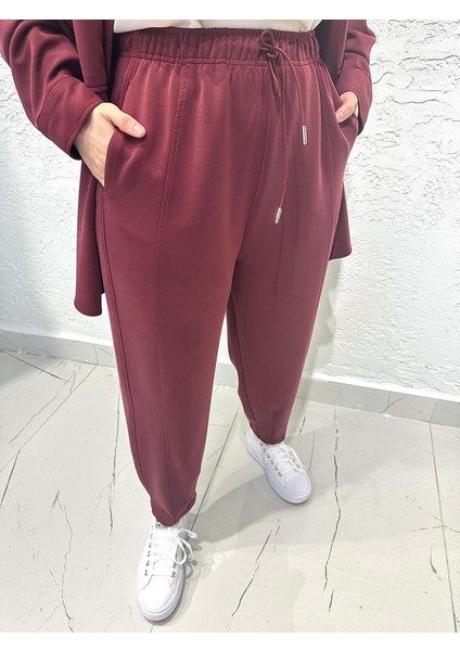 Rahat Kesim Pantolon Bordo