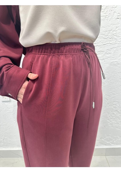 Rahat Kesim Pantolon Bordo fiyatları