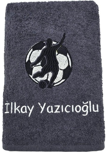 Isimli Futbol Temalı Antreman Havlusu 50 x 90 cm