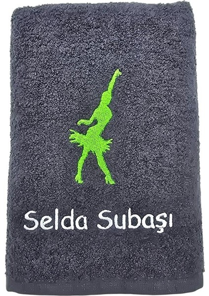 Isimli Dans Temalı Antreman Havlusu 50 x 90 cm