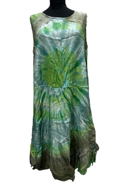 Viskon Batik Elbise