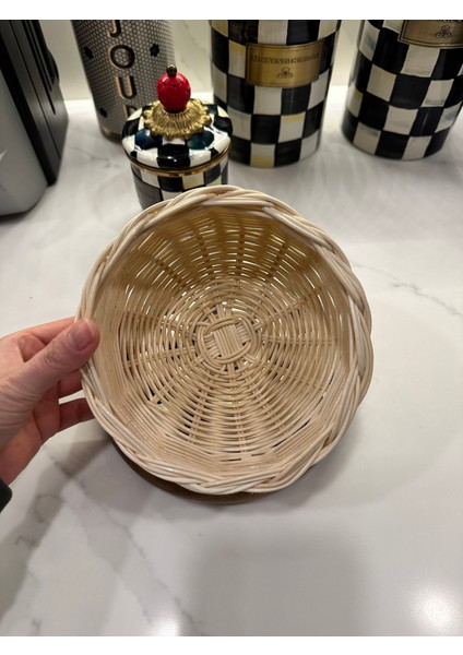 Rattan Bambu Çok Amaçlı Sepet Doğal Renk fırsatları