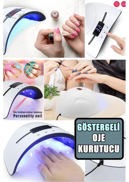 Evde Profesyonel Sonuçlar: Dijital Göstergeli Otomatik Oje Kurutucuyla Tırnak Bakımı Aleti 1 Adet fırsatları
