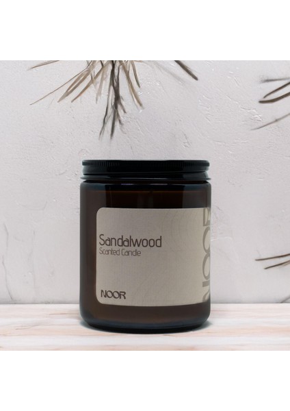 Sandalwood Kokulu Amber Kavonoz Mum