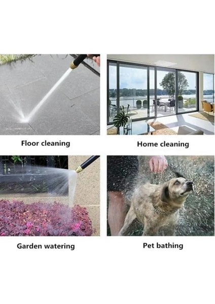 Basınçlı Su Püskürtme Tabancası Araba Yıkama Bahçe Sulama Evrensel Hortum ve Musluk Uyumlu 1 Adet modelleri