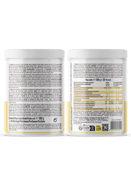 Collagen(Kolajen) Vanilla Hydrolysed Collagen 100% Mag Vitamin C Sugar-Free Skin Bones Hair fiyatları