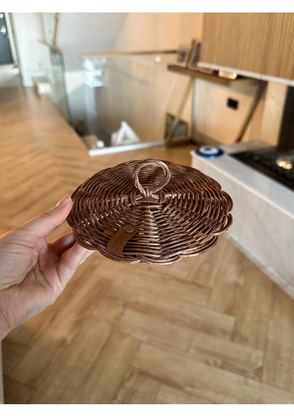 Rattan Bambu Kapak Ceviz Renk (Sadece Kapak) fiyatları