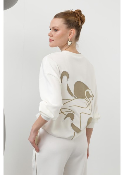 32162 Modal Kumaş Kuş Nakış Detaylı Tesettür Ikili Takım fırsatları