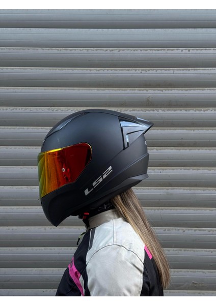 Rapıd Mat Siyah Kask - Kırmızı Vizör + Spoiler fiyatları