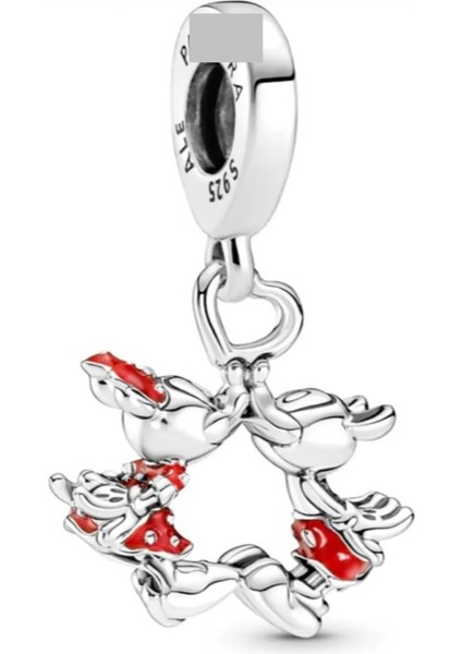 Disney Mickey Mouse ve Minnie Sevgi Sallantılı Charm modelleri
