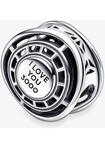 Marvel The Avengers Iron Man Arc Reactor 925 Ayar Gümüş Charm fiyatları