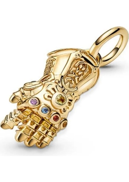 Marvel The Avengers Infinity Gauntlet Sallantılı Charm 925 Ayar Gümüş