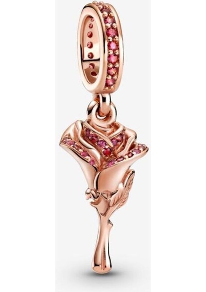 Gül Çiçek Sallantılı Charm