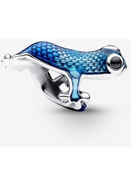 Metalik Mavi Geko Tılsımı Kertenkele Charm fiyatları