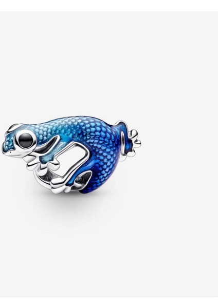 Metalik Mavi Geko Tılsımı Kertenkele Charm modelleri