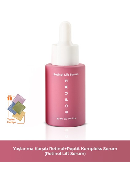 Retinol Lift Serum-Retinol Ve Peptit Komleks Serum