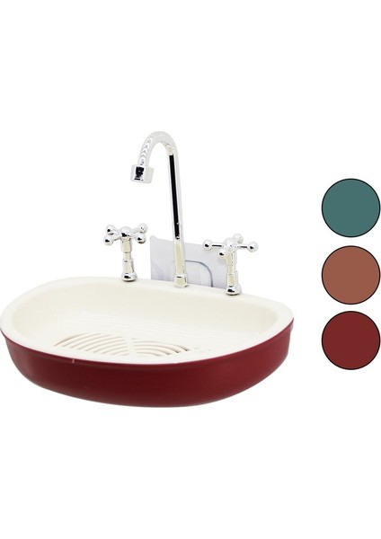 LAVABO FİGÜRLÜ KATI SABUNLUK (3791)