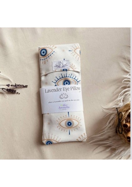 Lavanta Göz Yastığı - Nazar Göz - Terapi Bandı Yoga Meditasyon Aksesuarları