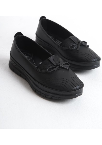 Kadın Kurdele Detaylı Comfort Ayakkabı Desenli Esnek Taban Ortopedik Günlük Ayakkabı fırsatları
