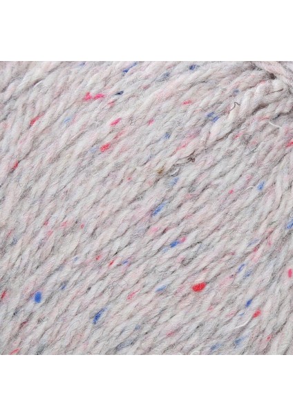 Re-Tweed Açık Gri Melanj El Örgü ipi - L156