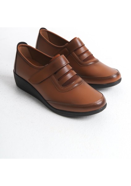 Kadın Comfort Taban Günlük Ayakkabı Cırtlı Hafif Yüksek Taban Yuvarlak Burun Ayakkabı fırsatları