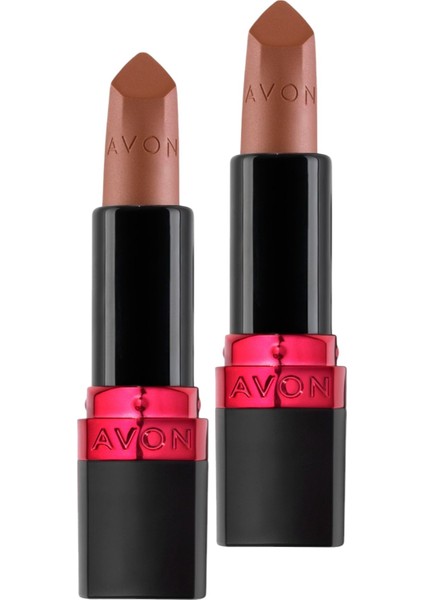 Ultra Mat Kahverengi Ruj 2'li Set – SPF 15, E Vitaminli Nemlendirici Asansörlü Stick, Marvellous Mocha modelleri