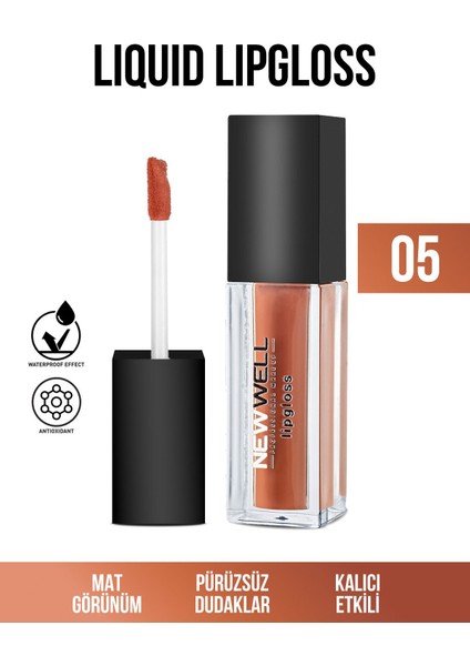 Likit Lipgloss 05 Kırmızı – Gün Boyu Kalıcı, Bulaşmaya Dayanıklı, Parlak ve Canlı Dudak Görünümü modelleri