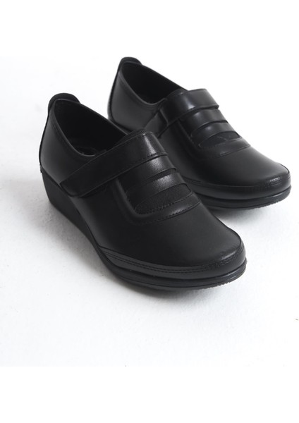 Kadın Comfort Taban Günlük Ayakkabı Cırtlı Hafif Yüksek Taban Yuvarlak Burun Ayakkabı fırsatları