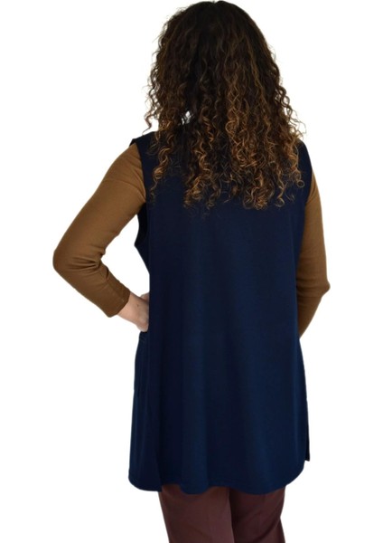 Kadın Anne Mevsimlik Düğmeli Cepli Yelek BGL-ST04314 fırsatları