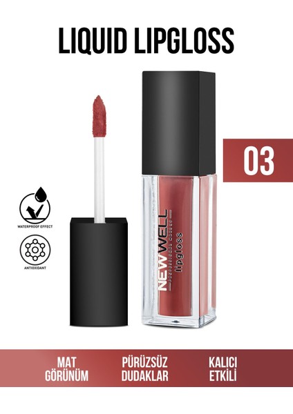 Likit Lipgloss Kırmızı 03 Gün Boyu Kalıcı Bulaşmaz Parlak Bitişli Uzun Süre Etkili Dudak Parlatıcısı modelleri