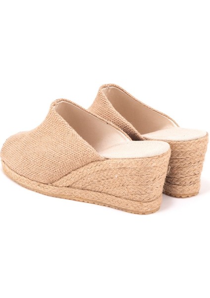 Elişi Hasır El Işi Kadın Keten Günlük Terlik Handmade modelleri