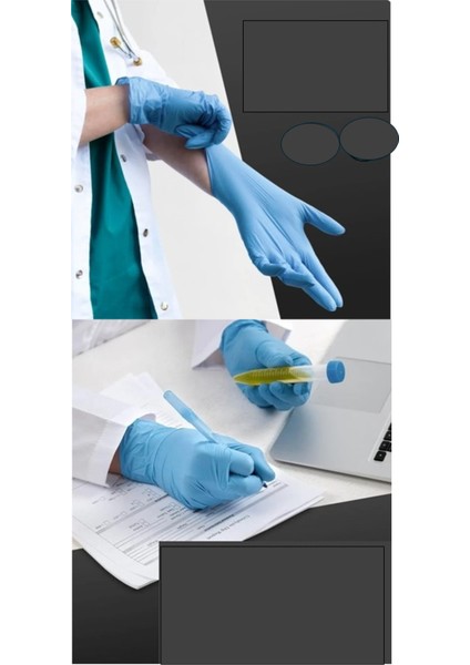 Nitril Eldiven Pudrasız Mavi Renk - 1 Koli 20 Paket fırsatları