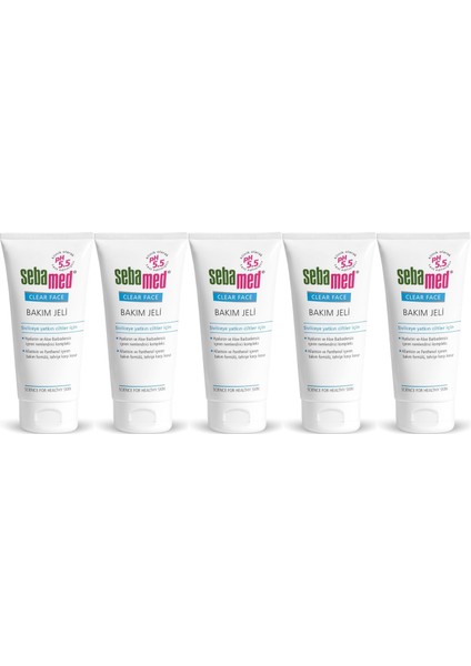 Clear Face Bakım Jeli 50ML (5 Li Set)
